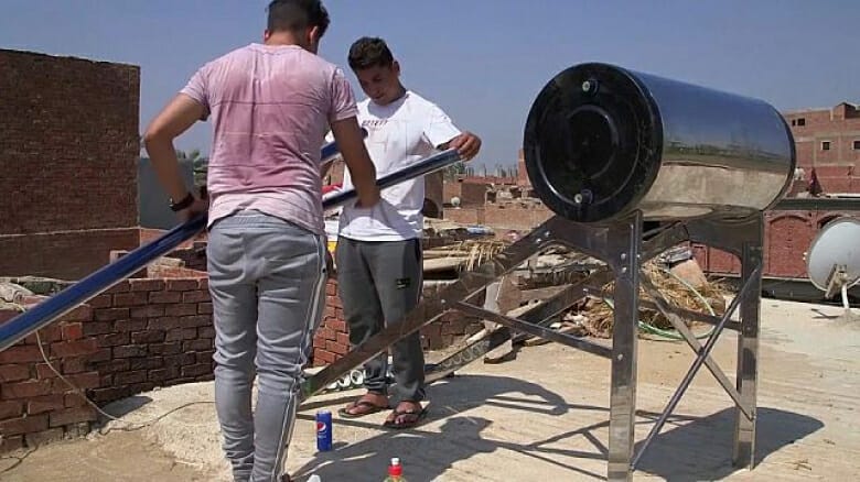 مصر: البدء في توفير سخانات المياه بالطاقة الشمسية المصنعة محليًا