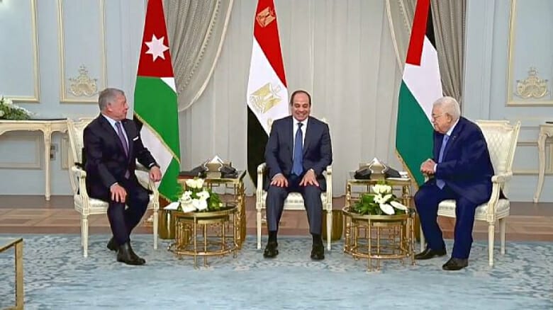 السيسي يستضيف قادة أردنيين وفلسطينيين لبحث ‘حل الدولتين’